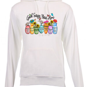 God says you are Kiddies Hoodie